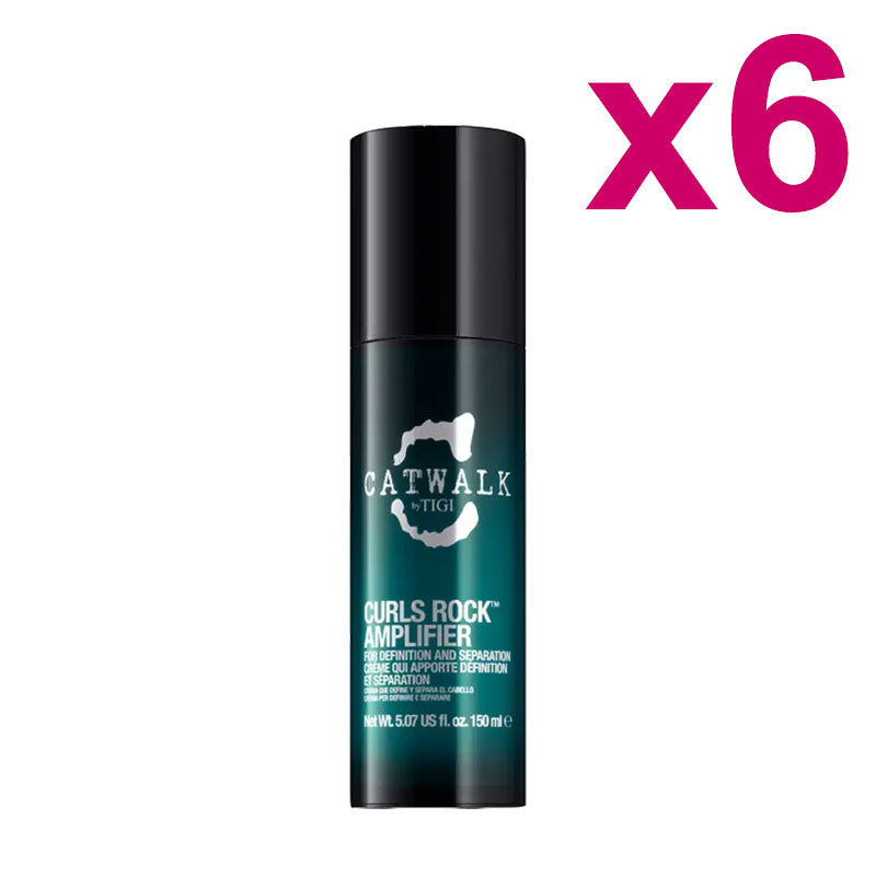 TIGI Kit Curls Rock Amplifier 6 Pezzi x 150ml Catwalk