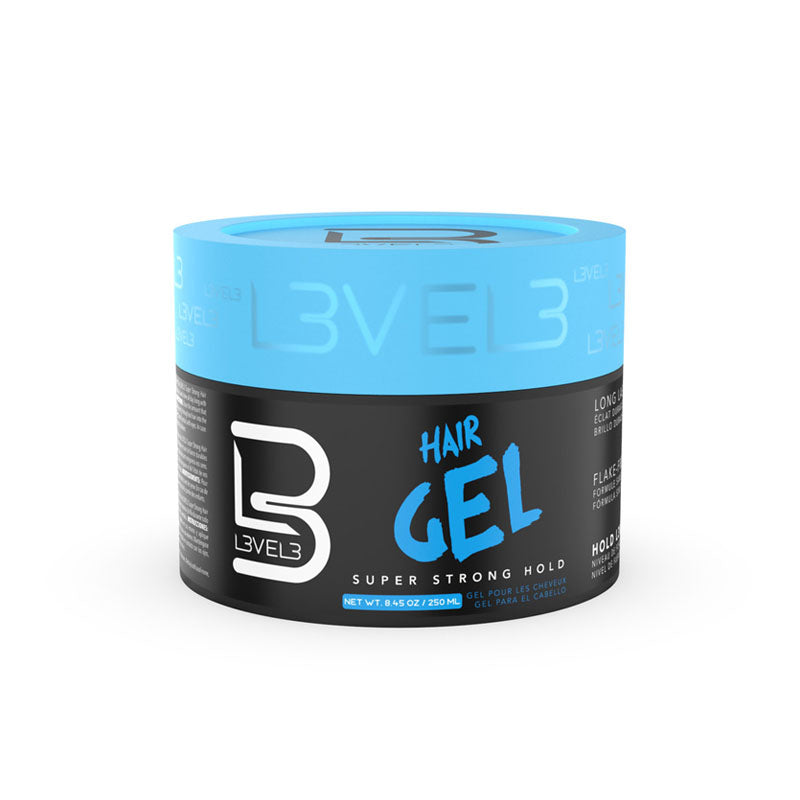 L3VEL3 Hair Styling Gel Super Strong Hold 250ml