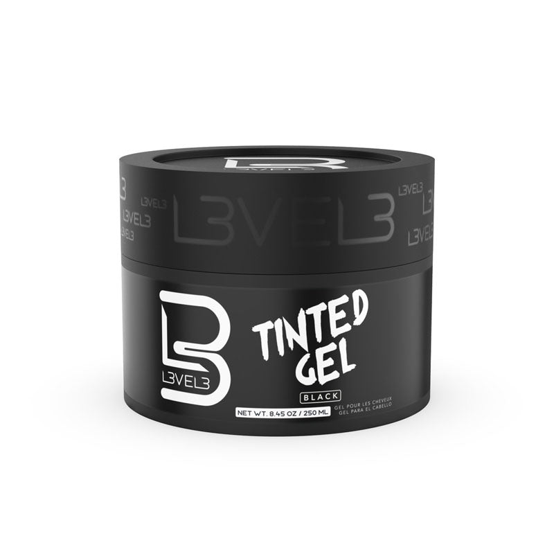 L3VEL3 Tinted Hair Gel Black Color 250ml