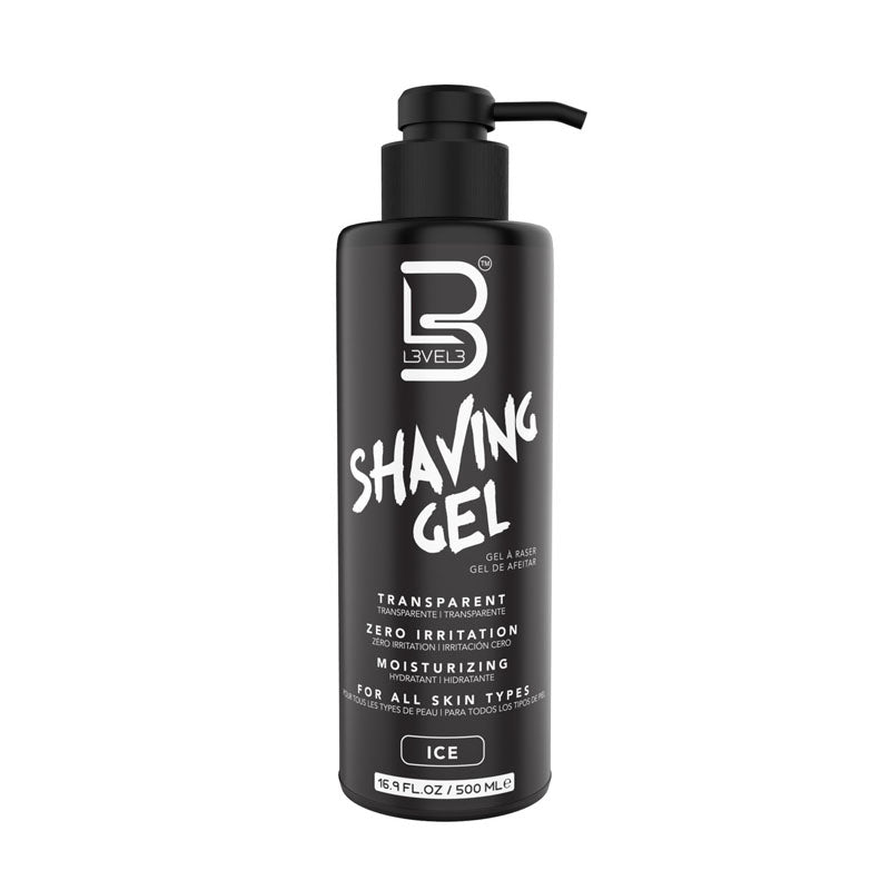 L3V3L3 Transparent Shaving Gel Ice 500ml
