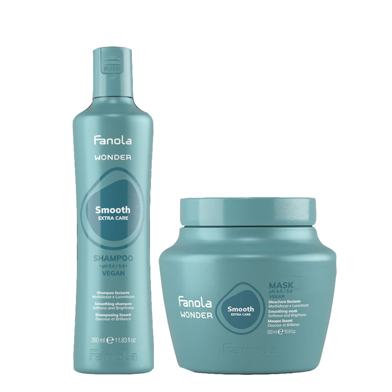 FANOLA Kit Wonder Smooth Shampoo 350ml + Mask 500ml