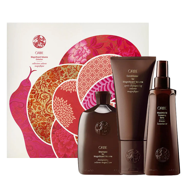 ORIBE Set magnificent Volume Shampoo 250ml + Conditioner 200ml + Spray 200ml - volume per capelli sottili