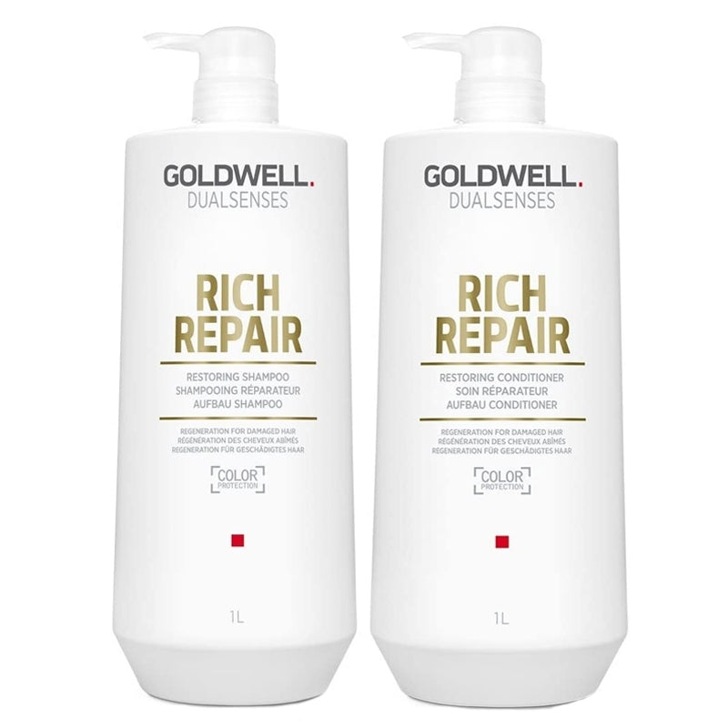 GOLDWELL Kit DS Rich Repair Restoring Shampoo 1000ml + Conditioner 1000ml