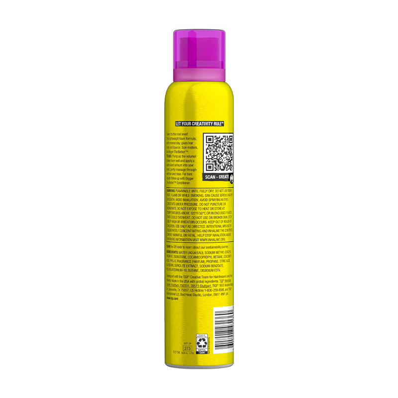 TIGI Bed Head Bigger The Better Volume Foam Shampoo 200ml