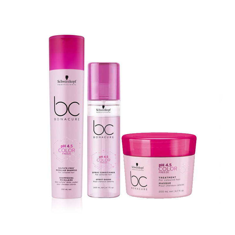 Schwarzkopf BC Gift Bag Color Freeze Limited Edition 250ml+200ml+200ml
