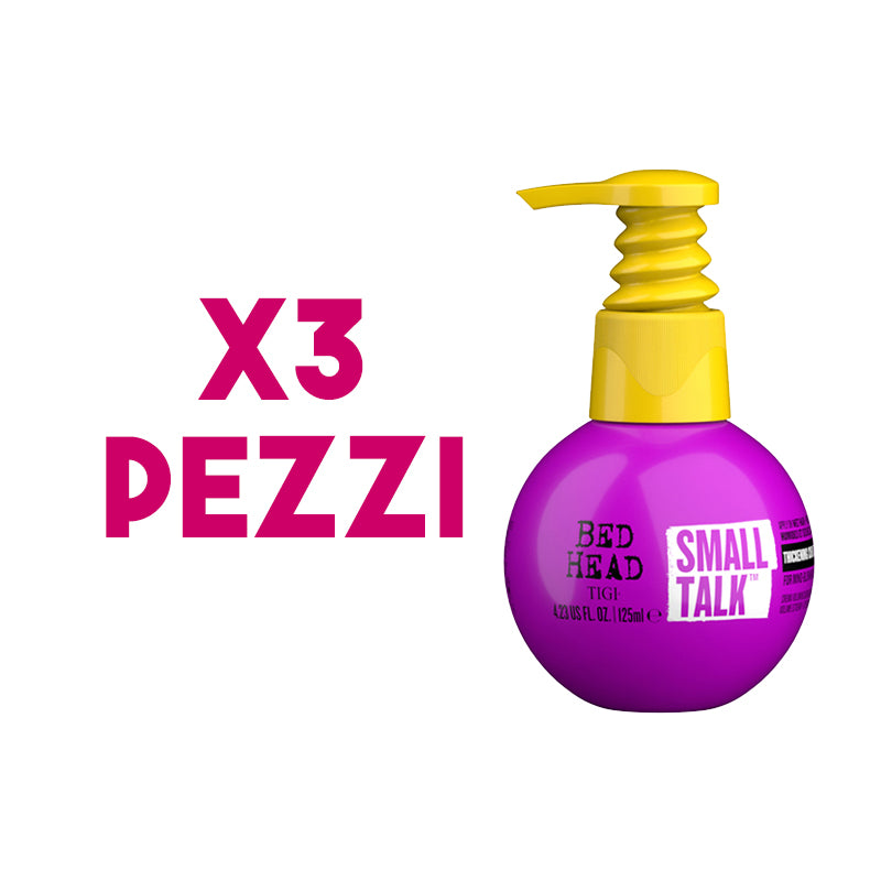 TIGI Kit Bed Head Small Talk Thickening Cream 3 Pezzi x 125ml