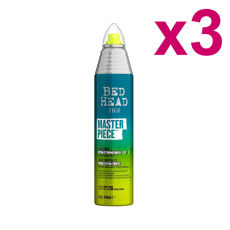 TIGI Kit Bed Head Masterpiece Hairspray 3 Pezzi x 340ml