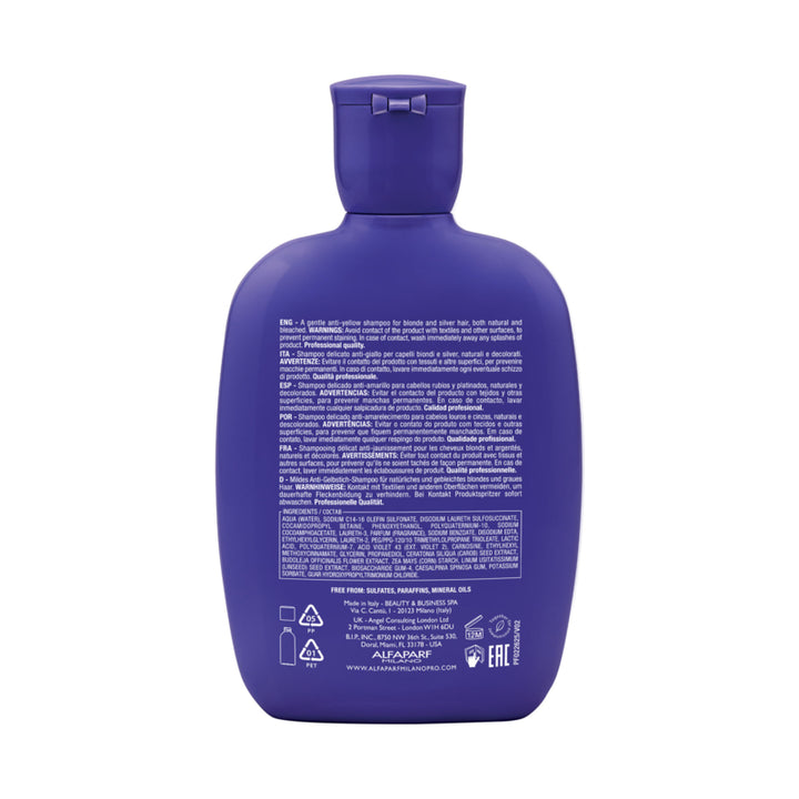 ALFAPARF MILANO Semi Di Lino Anti-Yellow Low Shampoo 250ml