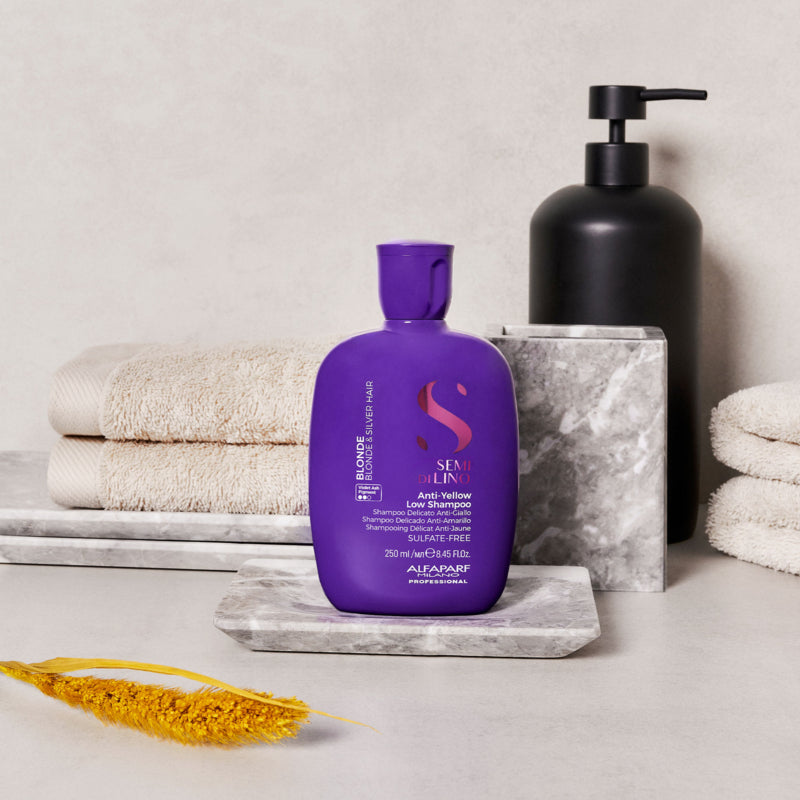 ALFAPARF MILANO Semi Di Lino Anti-Yellow Low Shampoo 250ml