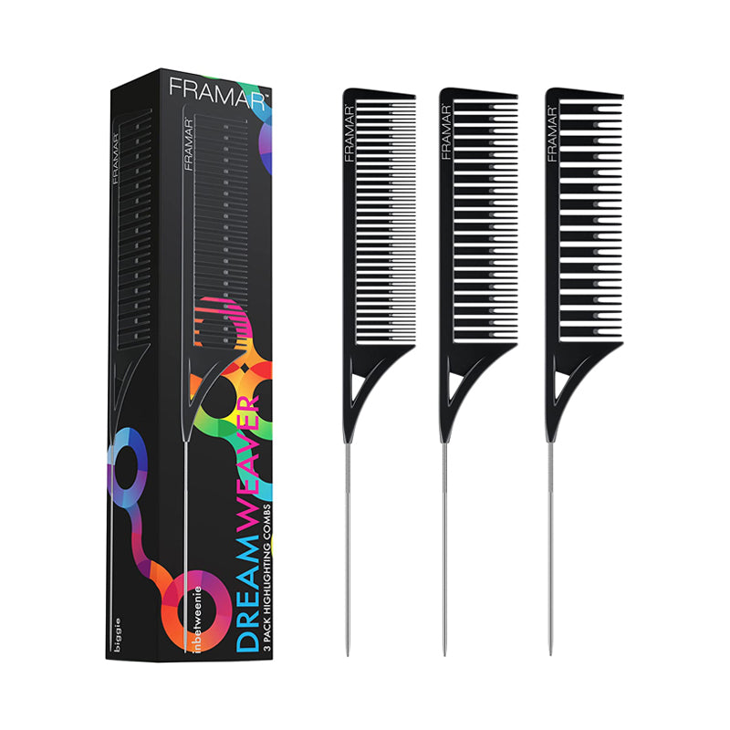 FRAMAR Dreamweaver Set 3 Pettini colore Nero