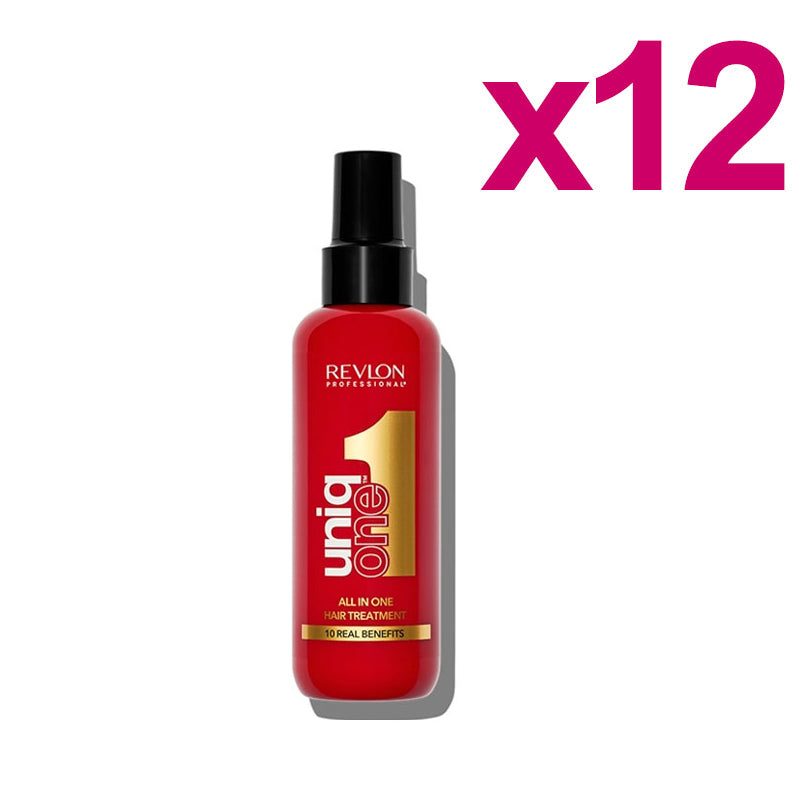 UNIQ ONE Kit All in one Hair Treatment 10 in 1 Classic Fragrance 12 Pezzi x 150ml