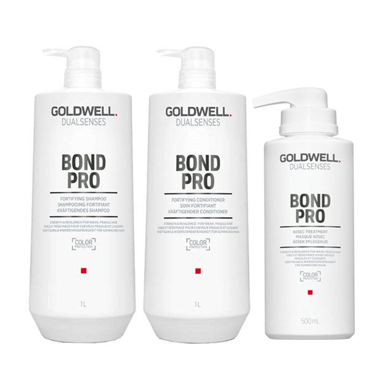 GOLDWELL Kit DS Bond Pro Shampoo 1000ml + Conditioner 1000ml + Masque 500ml