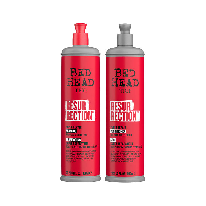 TIGI Kit Bed Head Resurrection Super Repair Shampoo 600ml + Conditioner 600ml