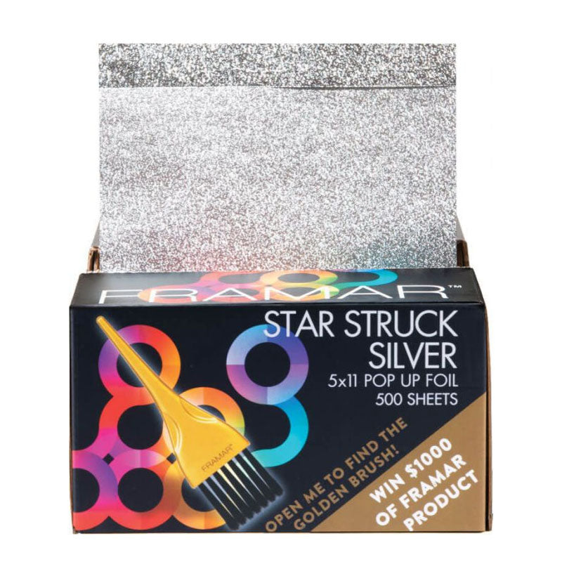 FRAMAR 5x11 Star Struck Silver Stagnola  Pop Up Foil 500