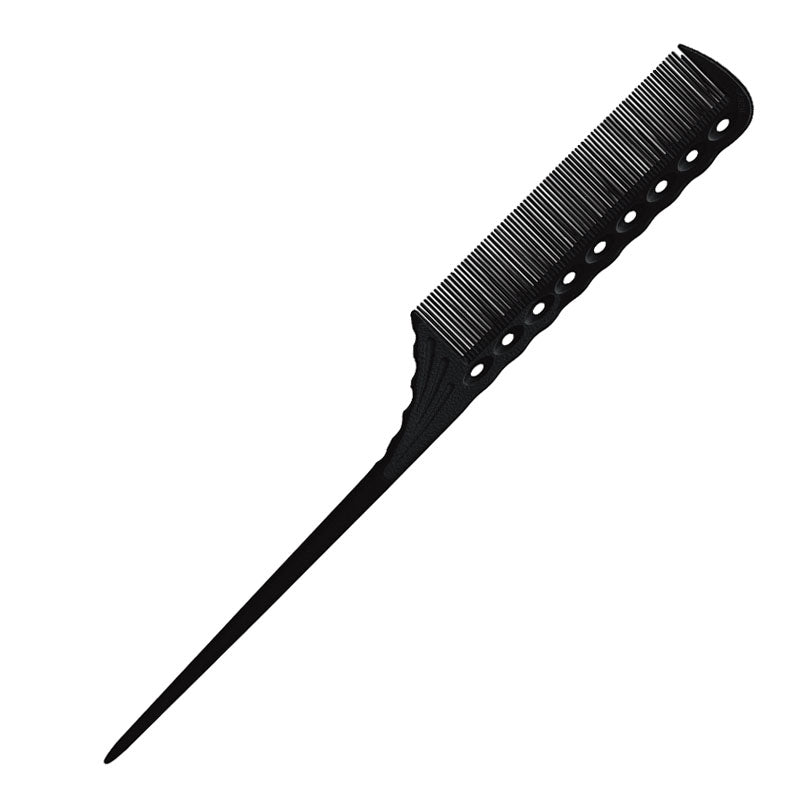 Y.S. PARK Pettine A Coda Denti Fitti YS-115 CARBON BLACK 215mm