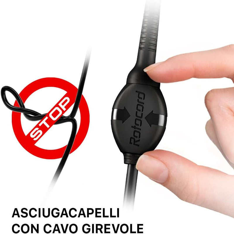 VALERA Professional Asciugacapelli Swiss Nano 9600 Rotocord 2100W