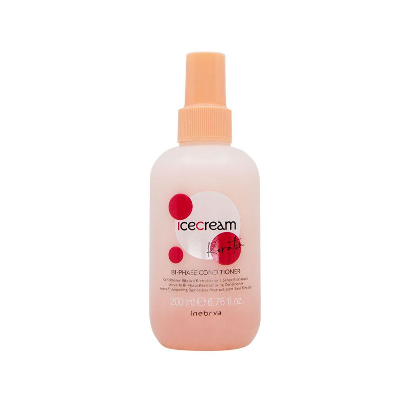 INEBRYA Ice Cream Keratin Bi-Phase Conditioner Ristrutturante 200ml