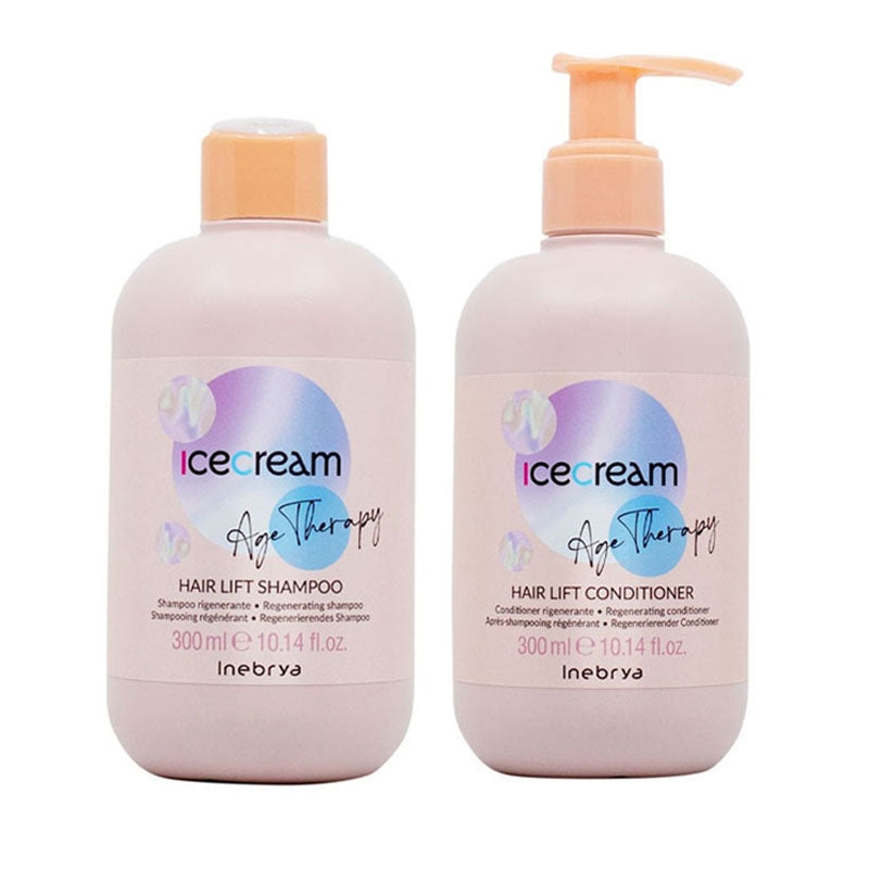INEBRYA Kit Ice Cream Age therapy Shampoo 300ml + Conditioner 300ml