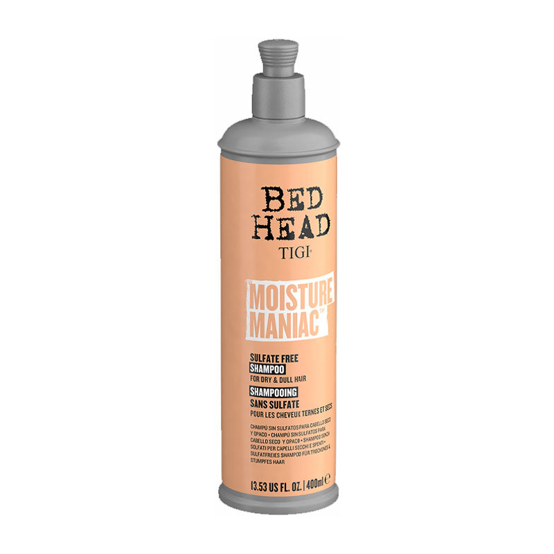 TIGI Bed Head Moisture Maniac Sulfate Free Shampoo 400ml, shampoo professionale per capelli