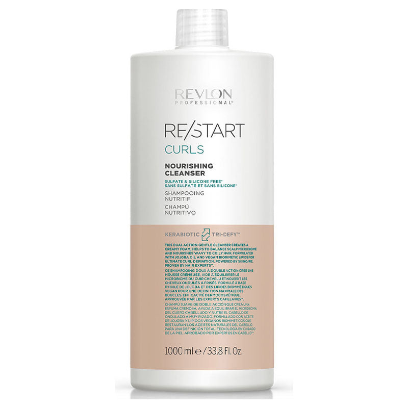 REVLON PROFESSIONAL Restart Curls Nourishing Cleanser Shampoo 1000ml