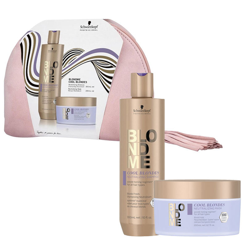SCHWARZKOPF Xmas Bag BlondMe Coll Blondes  Neutralizing Shampoo 300ml + Mask 200ml