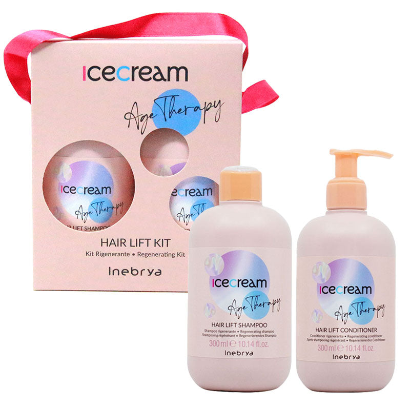 INEBRYA Ice Cream Age Therapy Xmas Set Shampoo 300ml + Conditioner 300ml