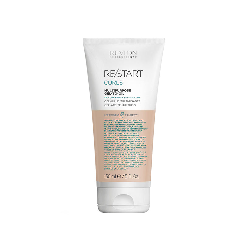 REVLON PROFESSIONAL Restart Curls Multipurpose Gel-To-Oil 150ml