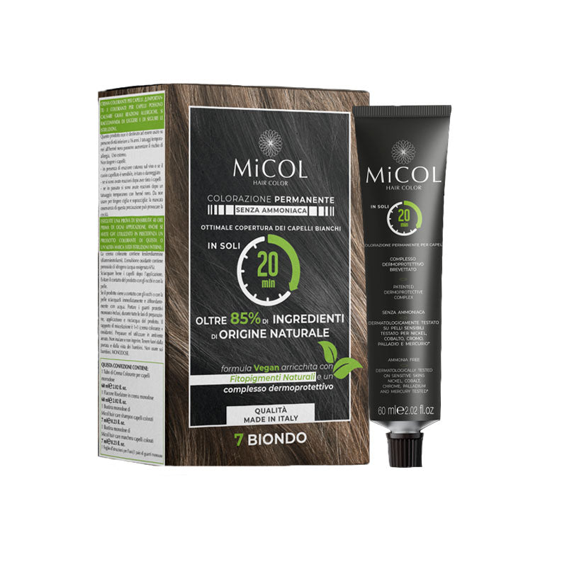 FARMAGAN Micol Set Colorazione Permanente Senza Ammoniaca Vegan 7 BIONDO