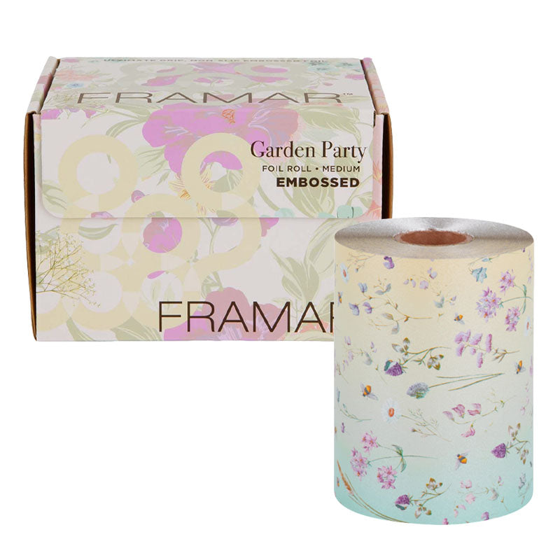 FRAMAR Garden Party Embossed Foil Roll Medium 97.5m