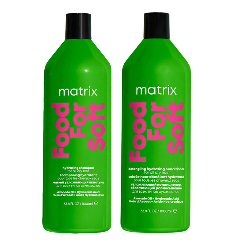 MATRIX TOTAL RESULTS Kit Food For Soft  Hydrating Shampoo 1000ml + Conditioner 1000ml