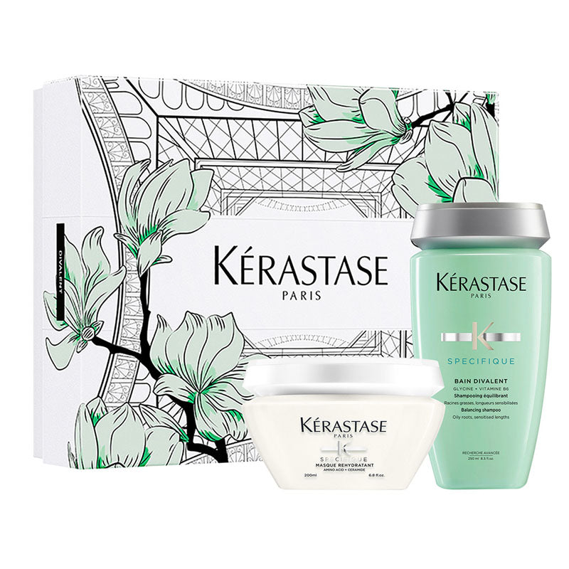 KERASTASE Set Bain Divalent Shampoo 250ml + Masque 200ml