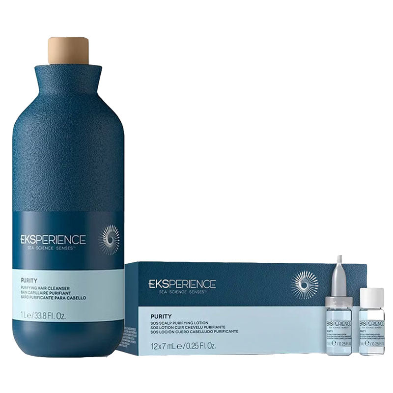 REVLON PROFESSIONAL Kit Eksperience Purity Shampoo 1000ml + Lotion 12x7ml