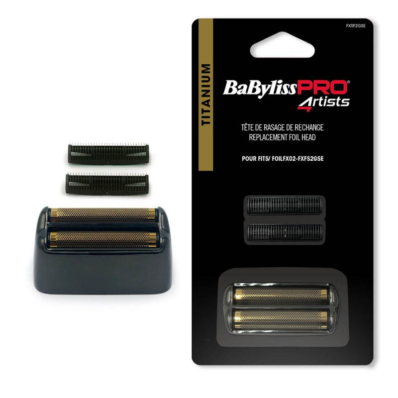 BABYLISS Pro Replacement Titanium Foil + Blades Gunsteel FXFS2GSE