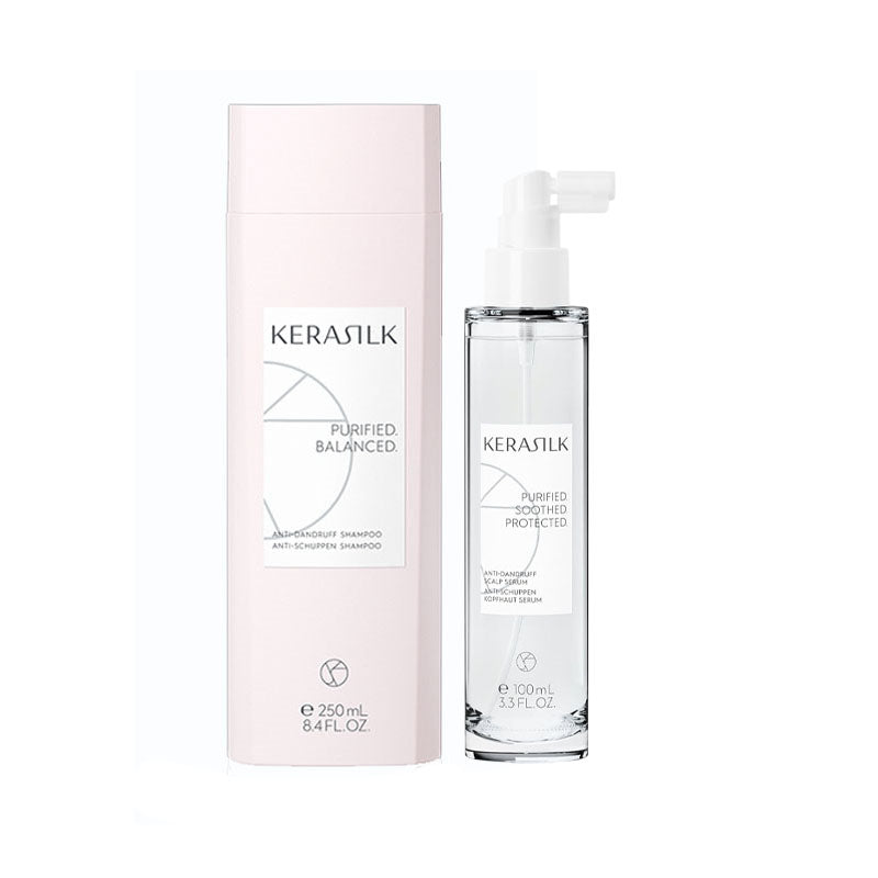 KERASILK Kit Essentials Anti Dandruff Shampoo 250ml + Serum 100ml