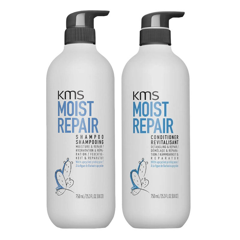 KMS kit Moist Repair Shampoo 750ml + Conditioner 750ml