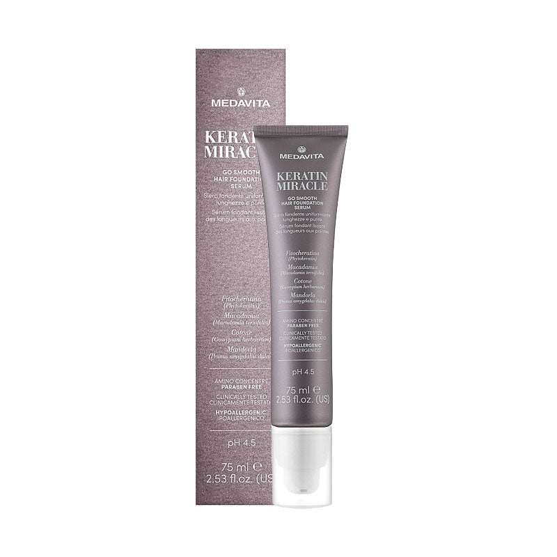 MEDAVITA Keratin Miracle Go Smooth Hair Foundation Serum 75ml