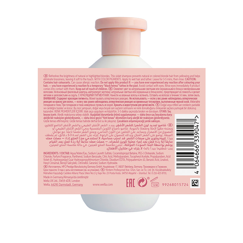 WELLA PROFESSIONALS Invigo Blonde Recharge Shampoo Cool Blonde 300ml