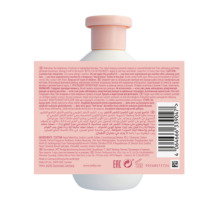 WELLA PROFESSIONALS Invigo Blonde Recharge Shampoo Cool Blonde 300ml