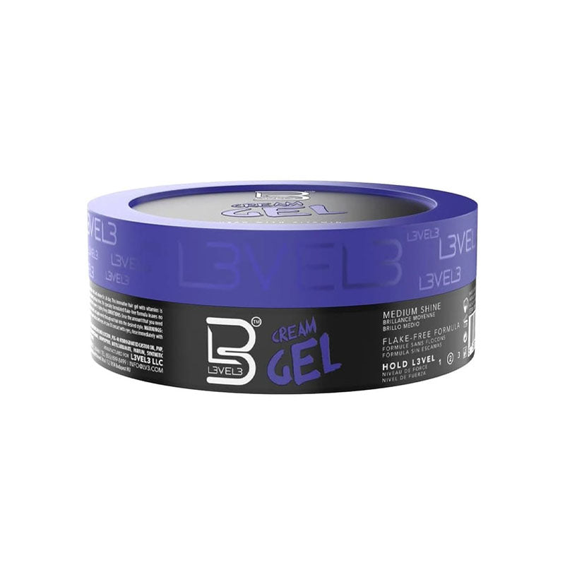 L3VEL3 Cream Hair Gel Infused With Vitamin B5 100ml
