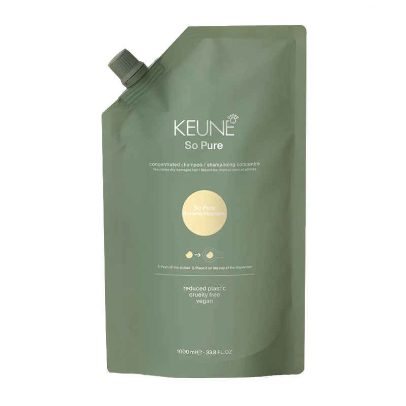 KEUNE So Pure Restore Shampoo Refill 1000ml