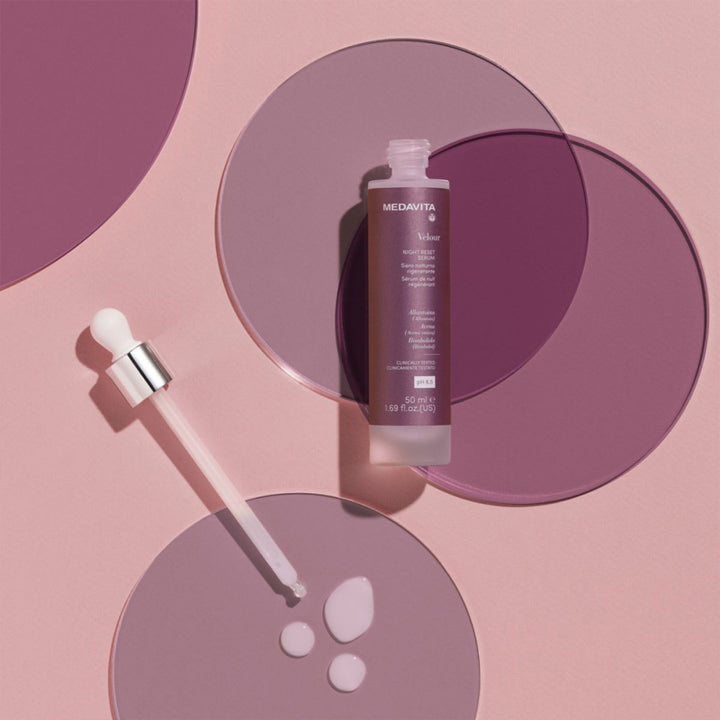 MEDAVITA Velour Night Reset Serum 50ml, siero professionale per capelli (immagine 2)
