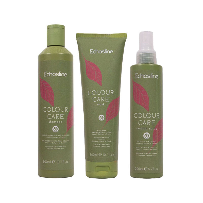 ECHOSLINE Kit Colour Care Shampoo 300ml + Mask 300ml +  Spray 200ml