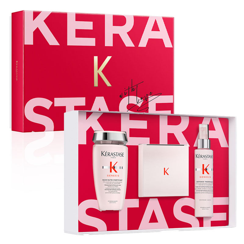 KERASTASE Set Xmas Genesis Shampoo 250ml + Masque 200ml + Defense Thermique Spray 150ml