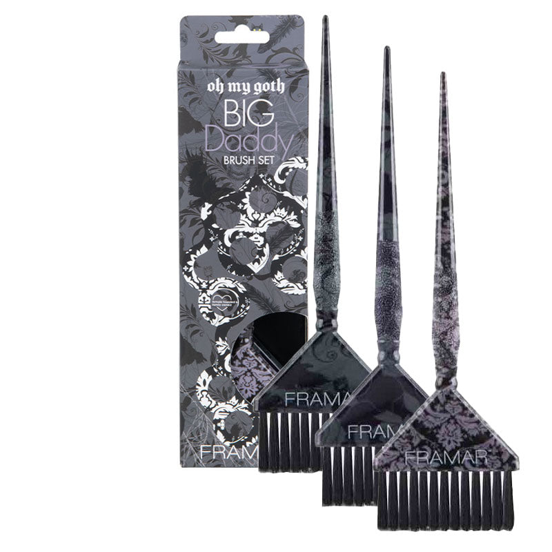 FRAMAR Oh My Goth Big Daddy Brush Set 3pz