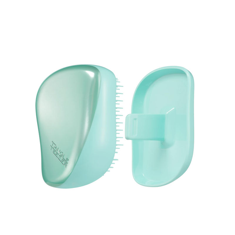 TANGLE TEEZER Compact Styler Straight-Curly Teal Matte Chrome