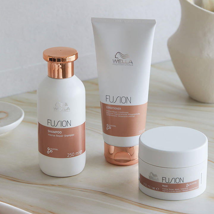 WELLA PROFESSIONALS Kit Fusion Intense Repair Shampoo 1000ml + Mask 500ml+ Conditioner 1000ml