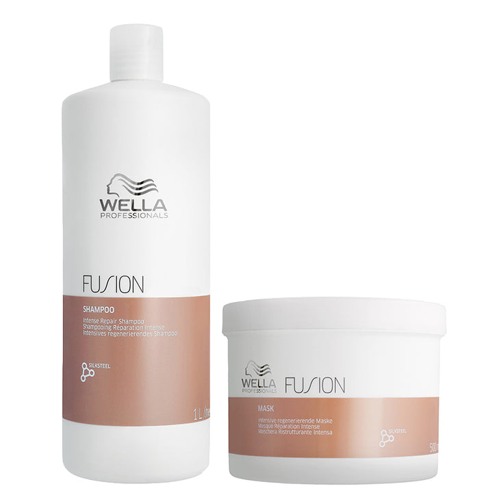 WELLA PROFESSIONALS Kit Fusion Intense Repair Shampoo 1000ml + Mask 500ml