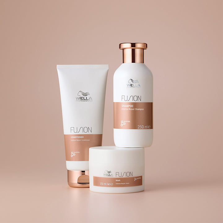 WELLA PROFESSIONALS Kit Fusion Intense Repair Shampoo 250ml + Amino Refiller 70ml + Conditioner 200ml