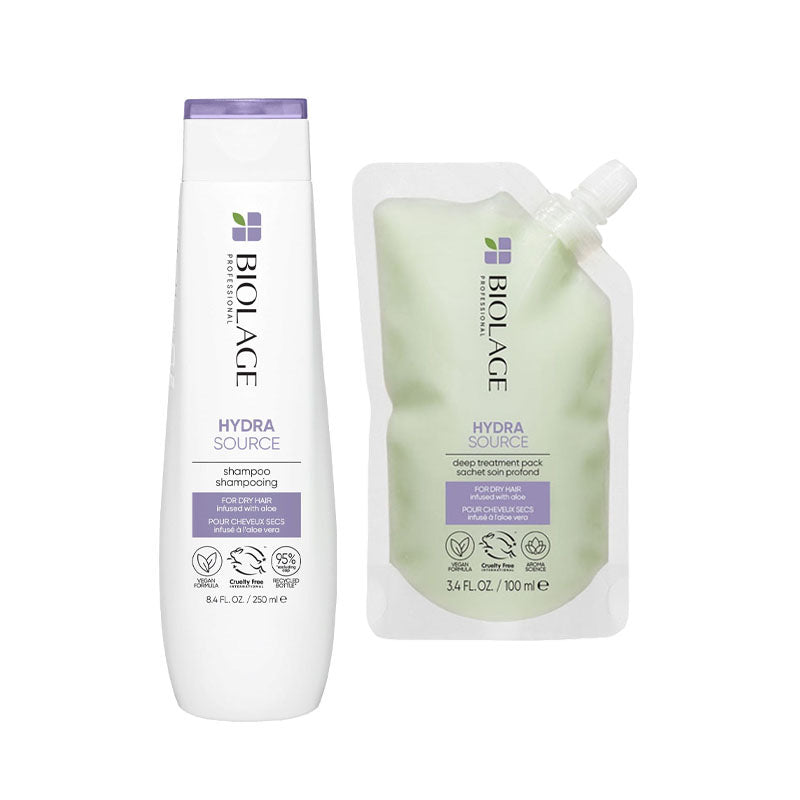 BIOLAGE Kit HydraSource Shampoo 250ml + Pack Deep Treatment 100ml
