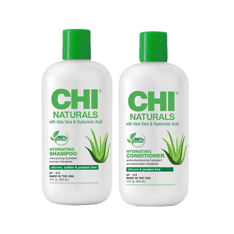 FAROUK Kit CHI Naturals Hydrating Shampoo 355ml + Conditioner 355ml